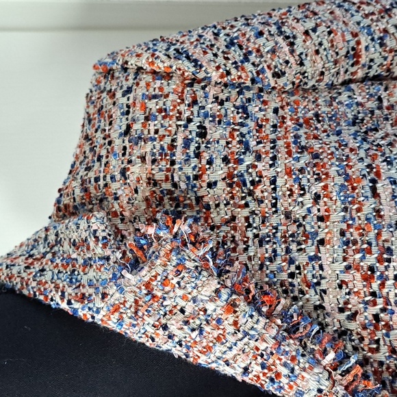 Draper's & Damon's Tweed Pearl Buttons Fun Colorful Chic Dressy Jacket Blazer - Picture 3 of 12